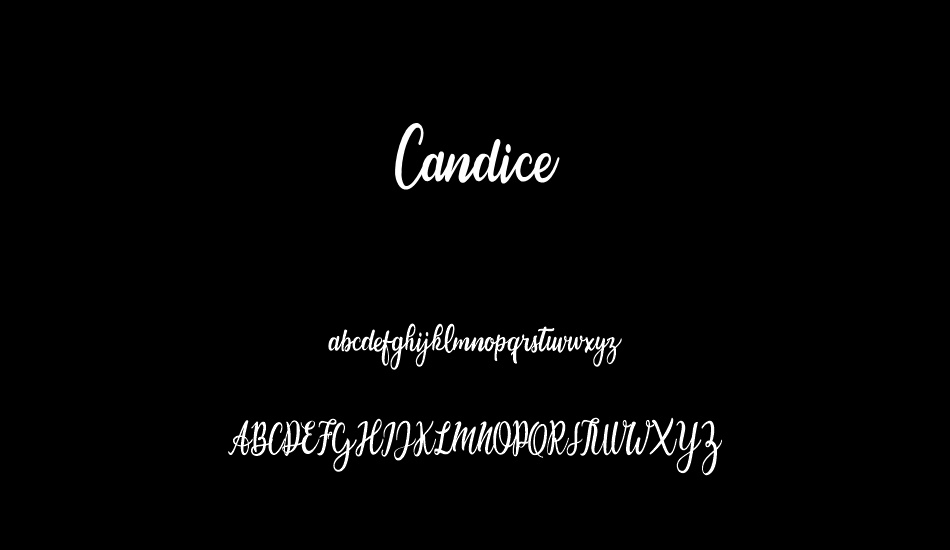 candice font
