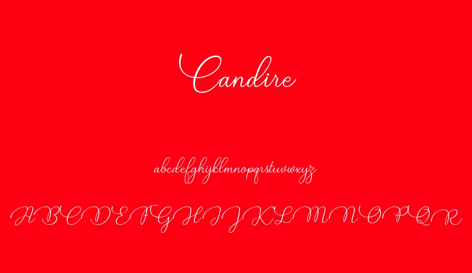 candire font