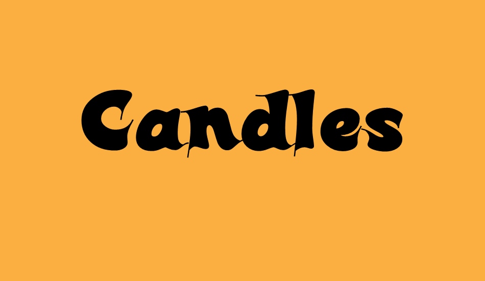 candles-regular font big