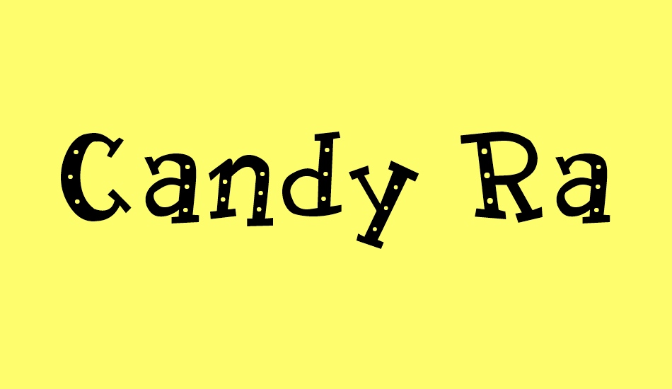 candy-randy font big
