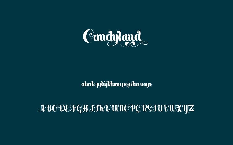 Candyland font
