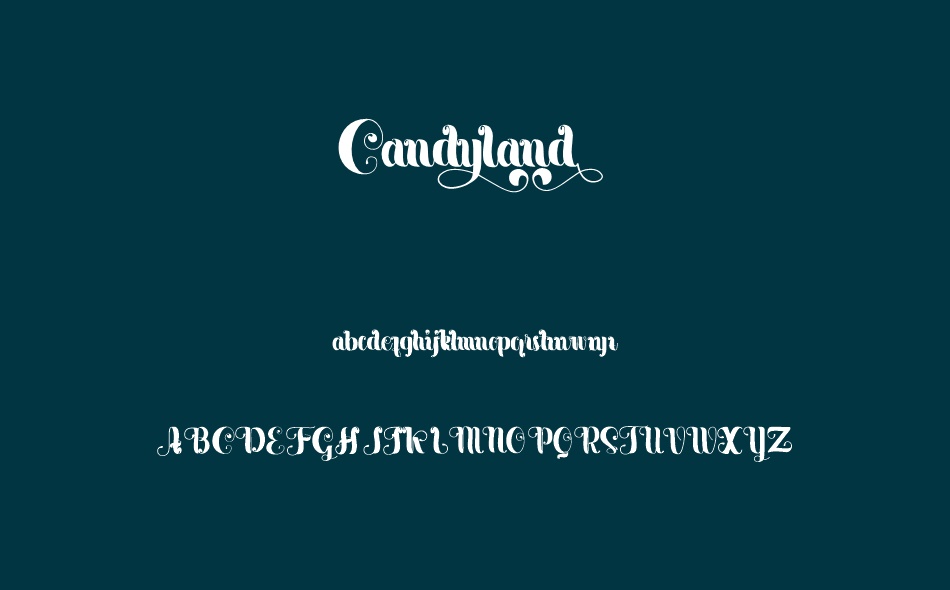 Candyland font