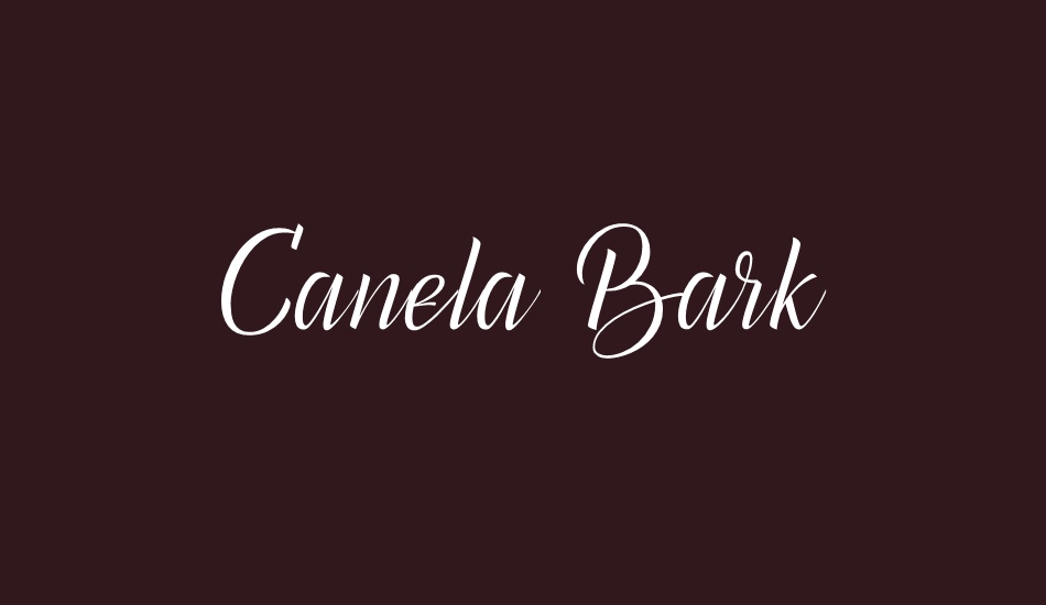 canela-bark-personal-use font big