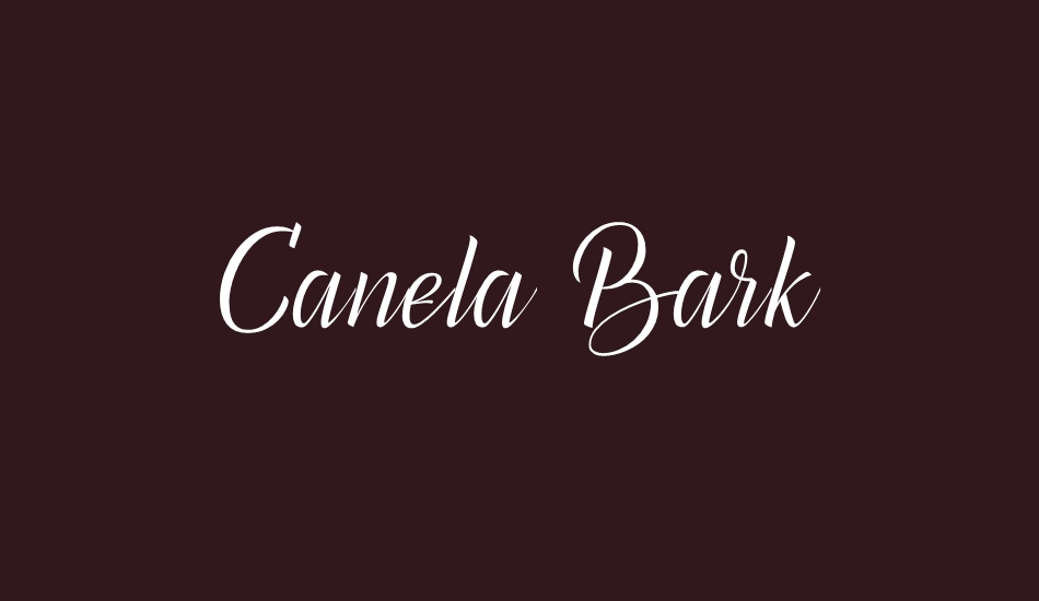 canela-bark-personal-use font big