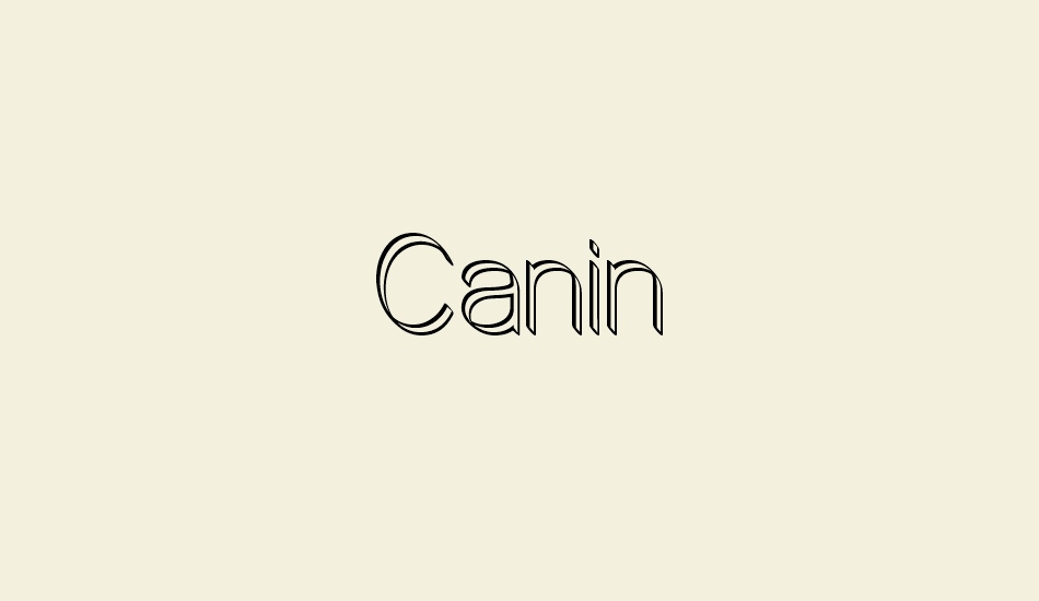 canin font big