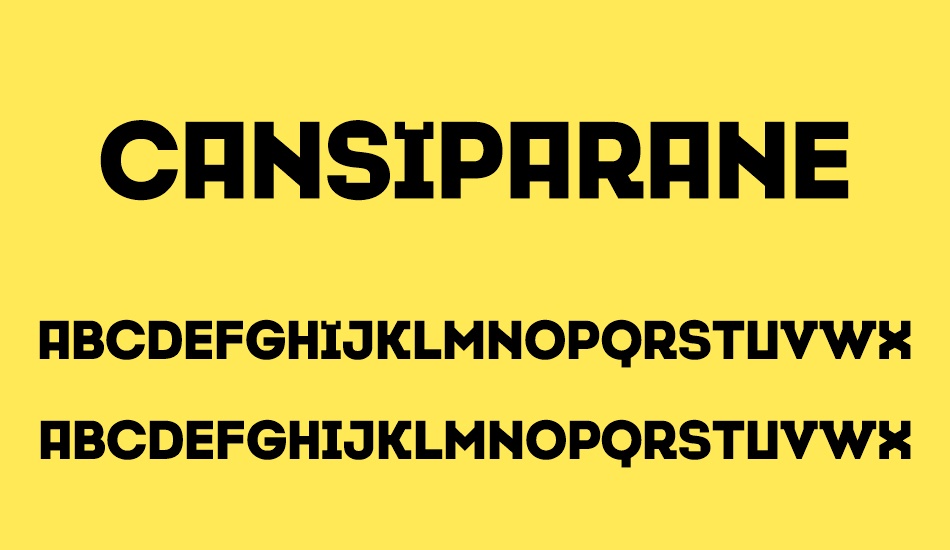 cansiparane font