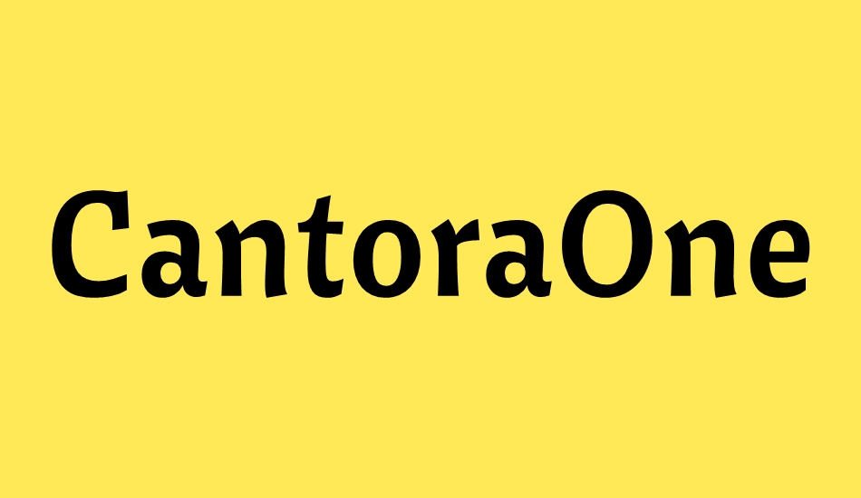 cantoraone font big