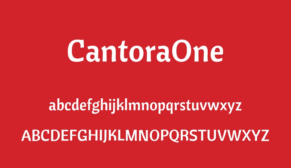 cantoraone font