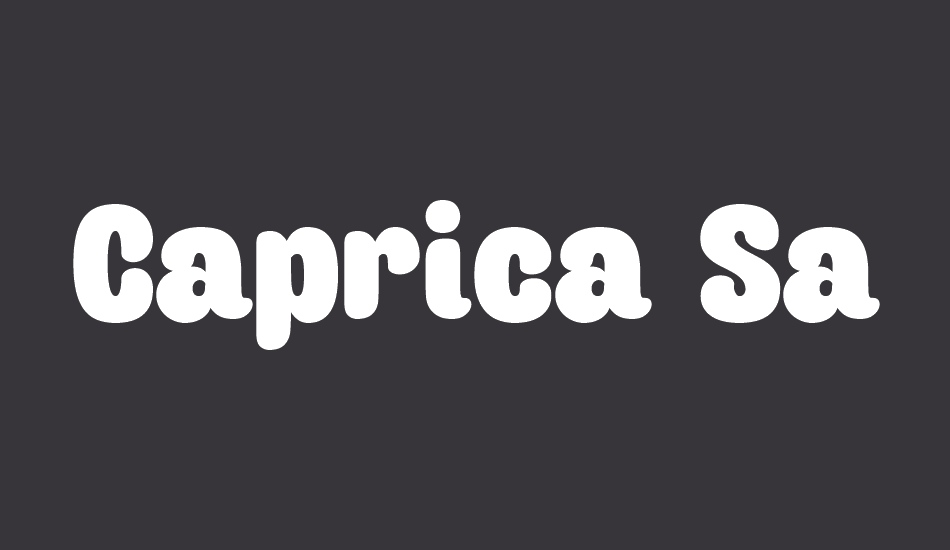 caprica-sans-personal-use font big