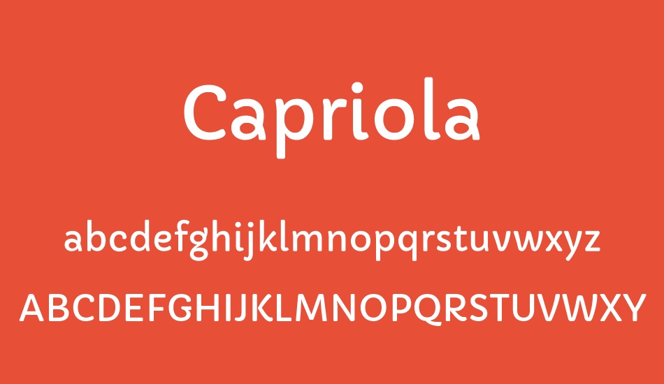 capriola font