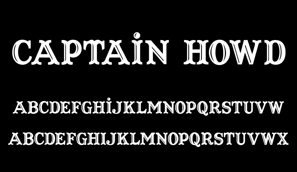 captain-howdy font