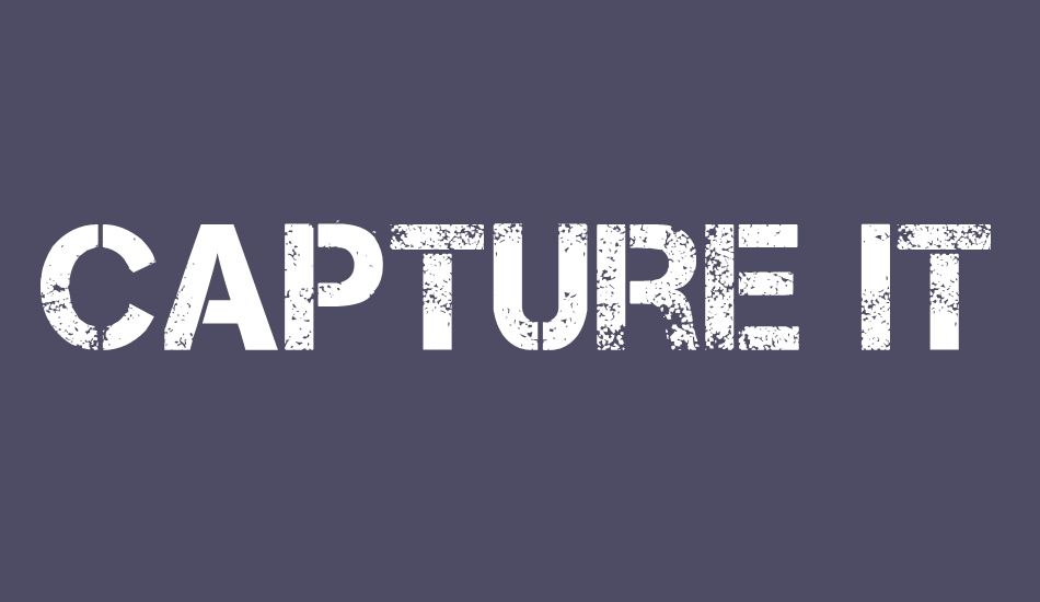 capture-it font big