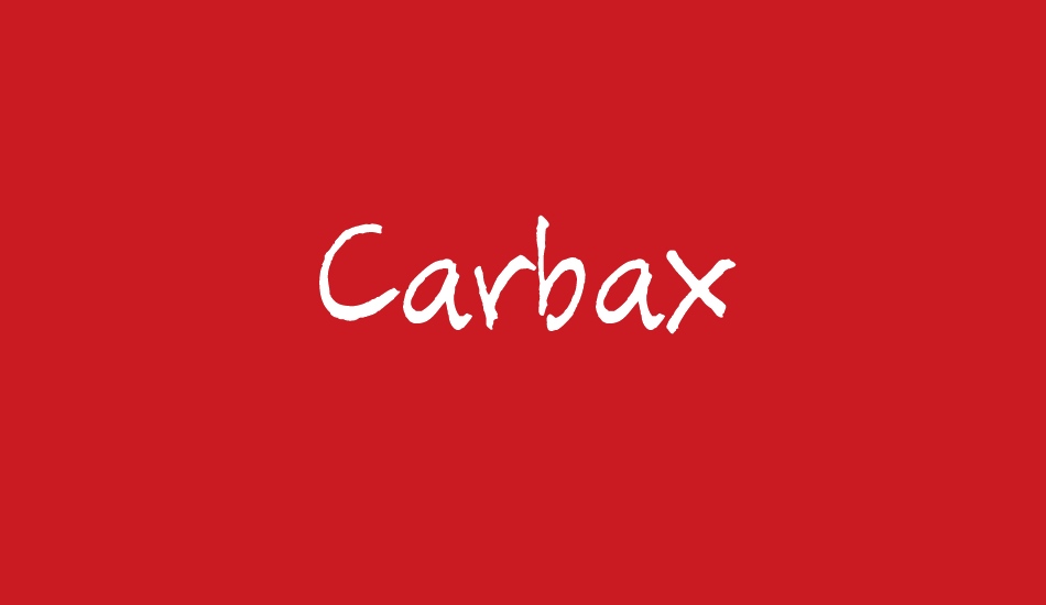 carbax font big