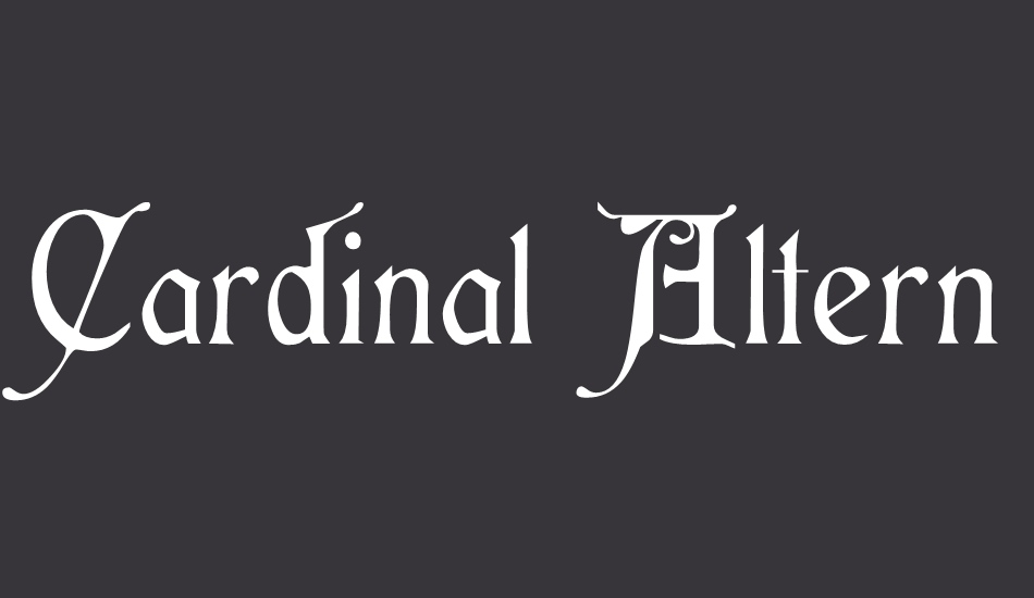 cardinal-alternate font big