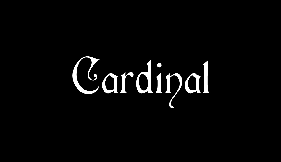 cardinal font big