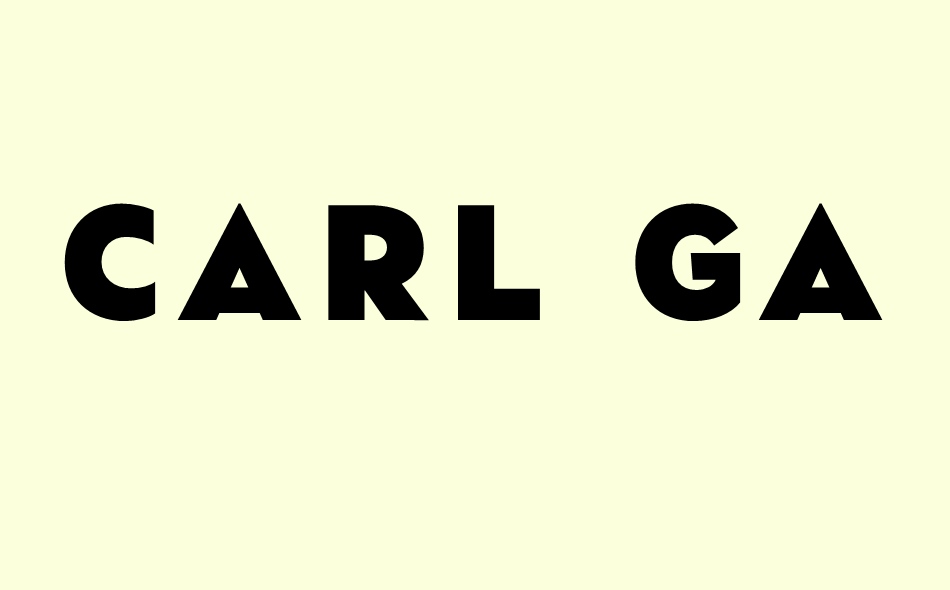 Carl Gauss font big