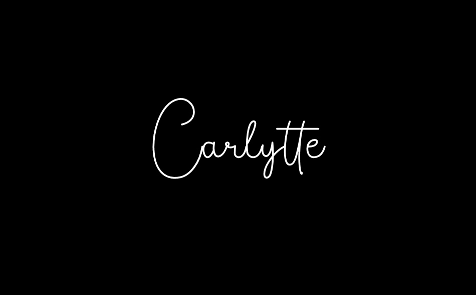 Carlytte font big