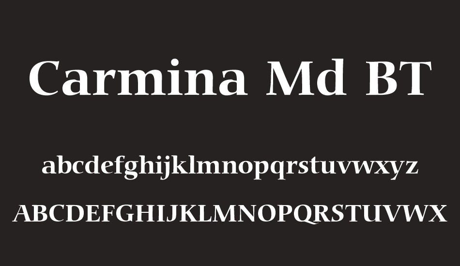 carmina-md-bt font