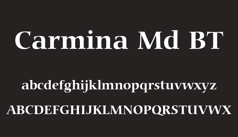 carmina-md-bt font
