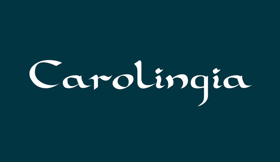 carolingia font big