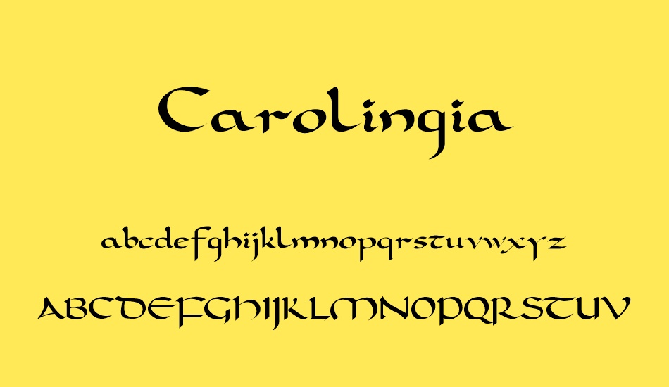 carolingia font