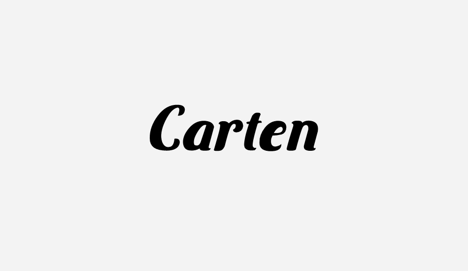 carten font big