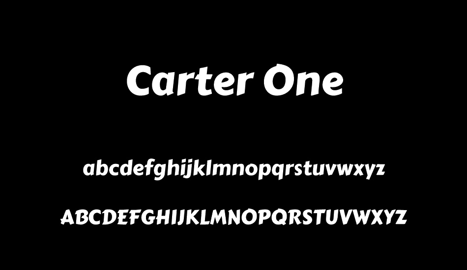 carter-one font