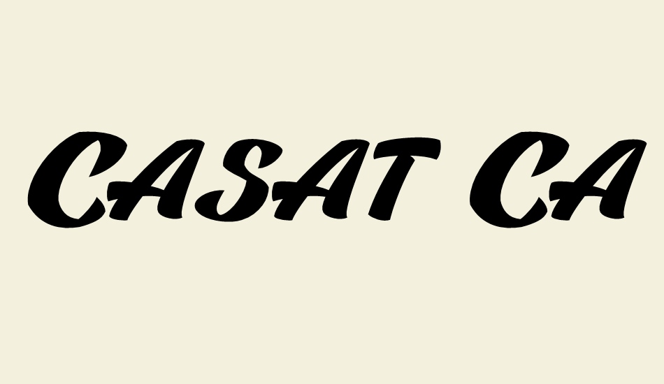casat-cap-bold-personal-use font big