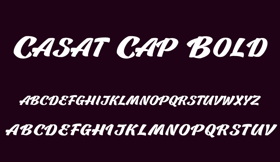 casat-cap-bold-personal-use font