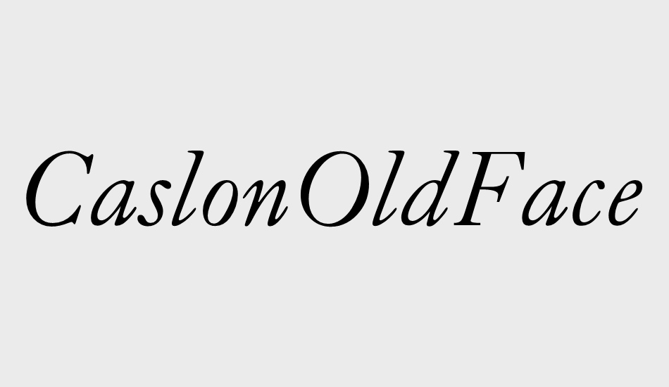 caslonoldface-bt font big