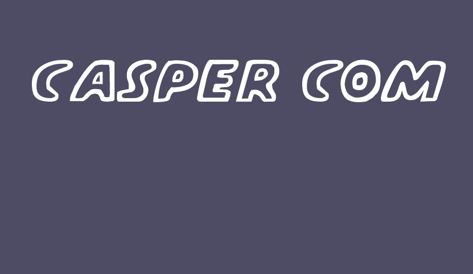 casper-comics font big