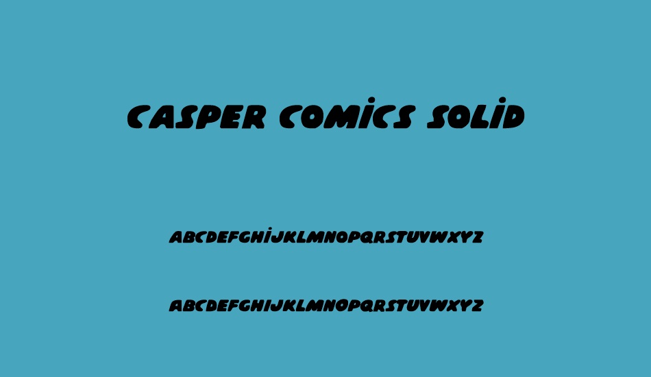 casper-comics-solid font