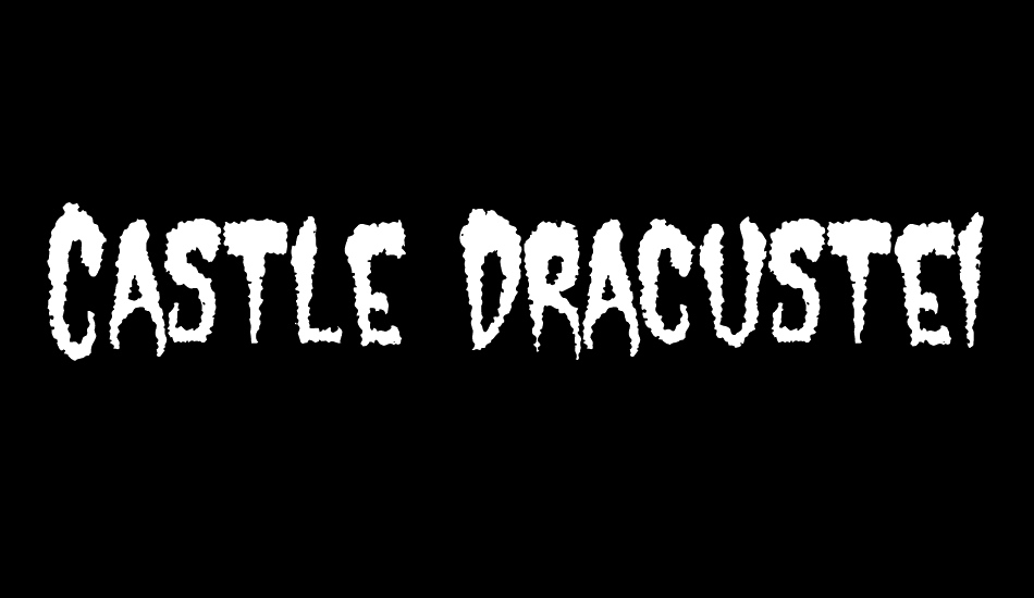 castle-dracustein font big