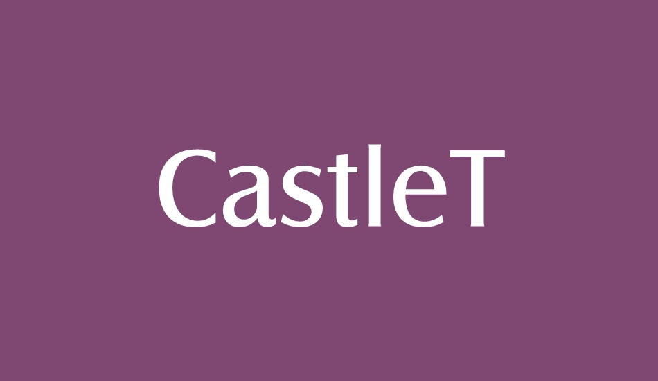 castlet font big