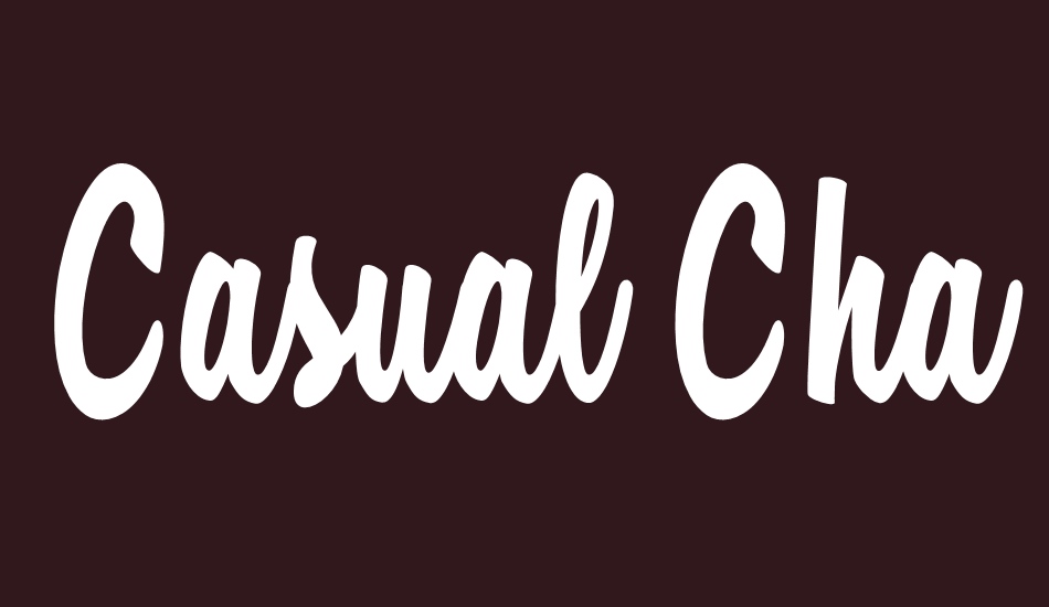 casual-chance-personal-use font big