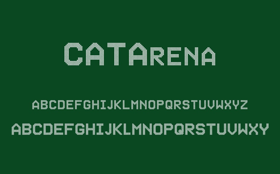 CAT Arena font