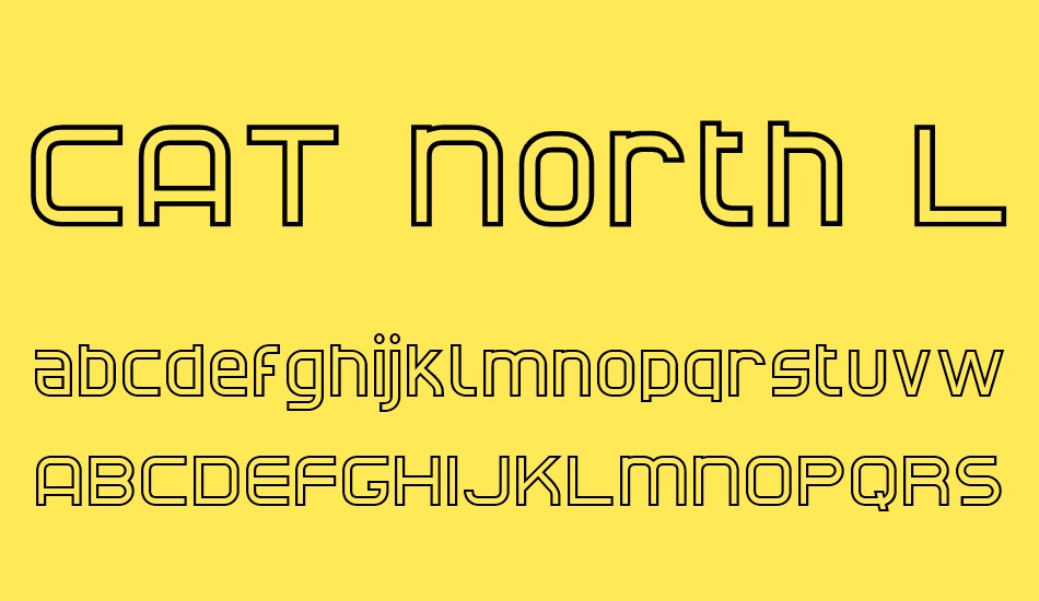 cat-north-licht font