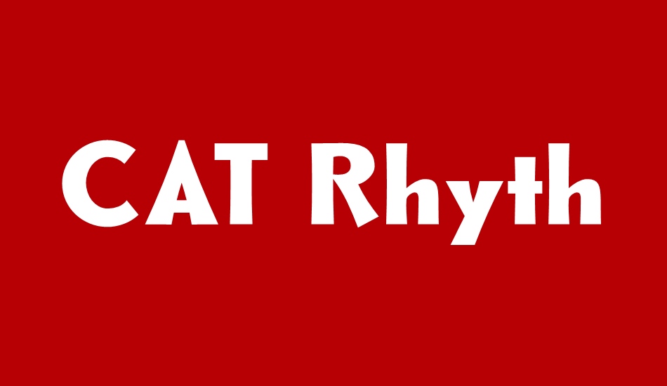 cat-rhythmus font big