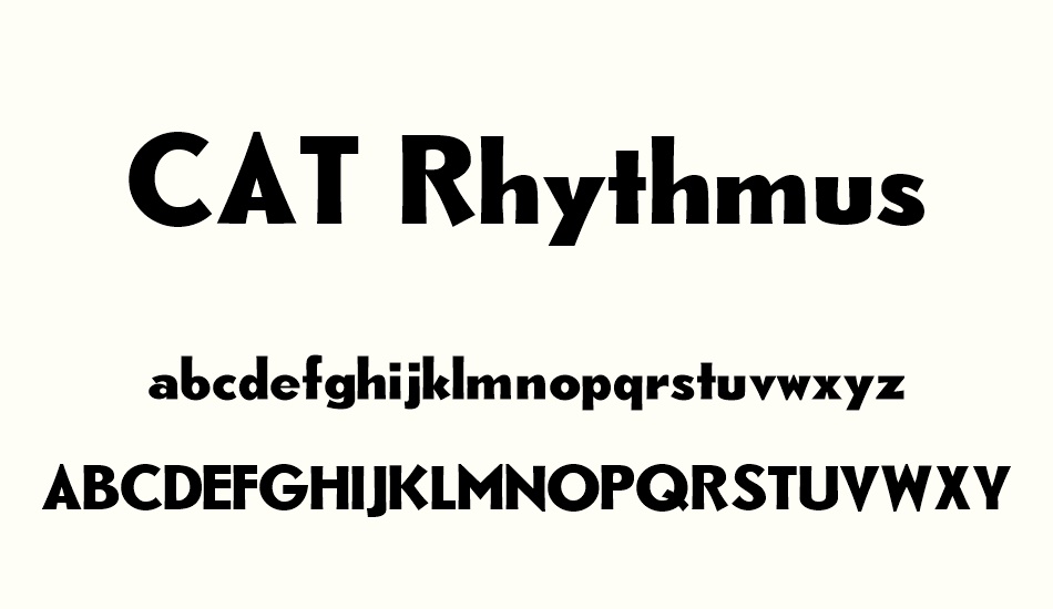 cat-rhythmus font