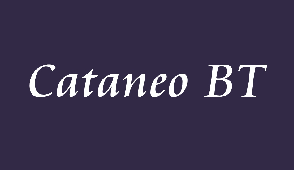 cataneo-bt font big