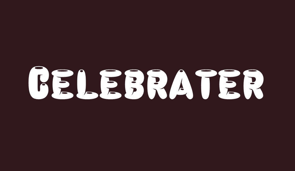 celebrater-personal-use font big