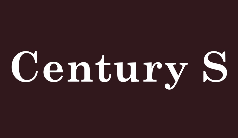 century-schoolbook font big