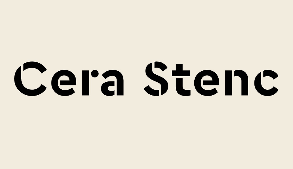 cera-stencil font big