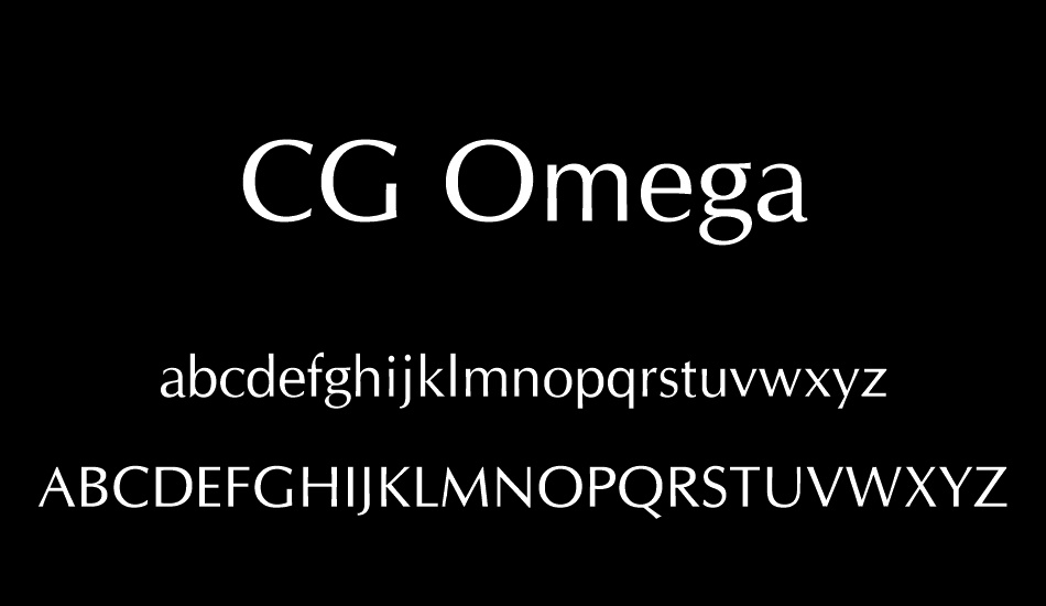 cg-omega font