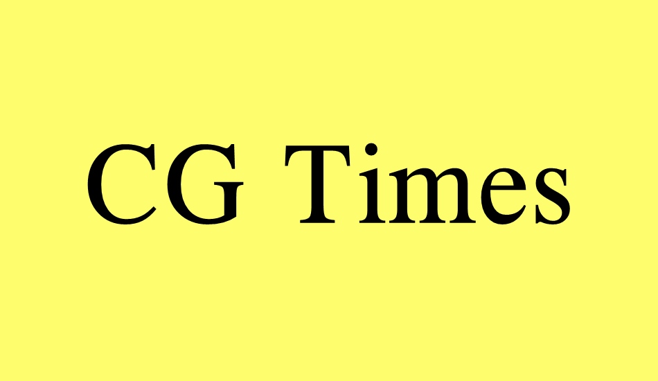 cg-times font big