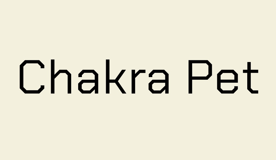 chakra-petch font big