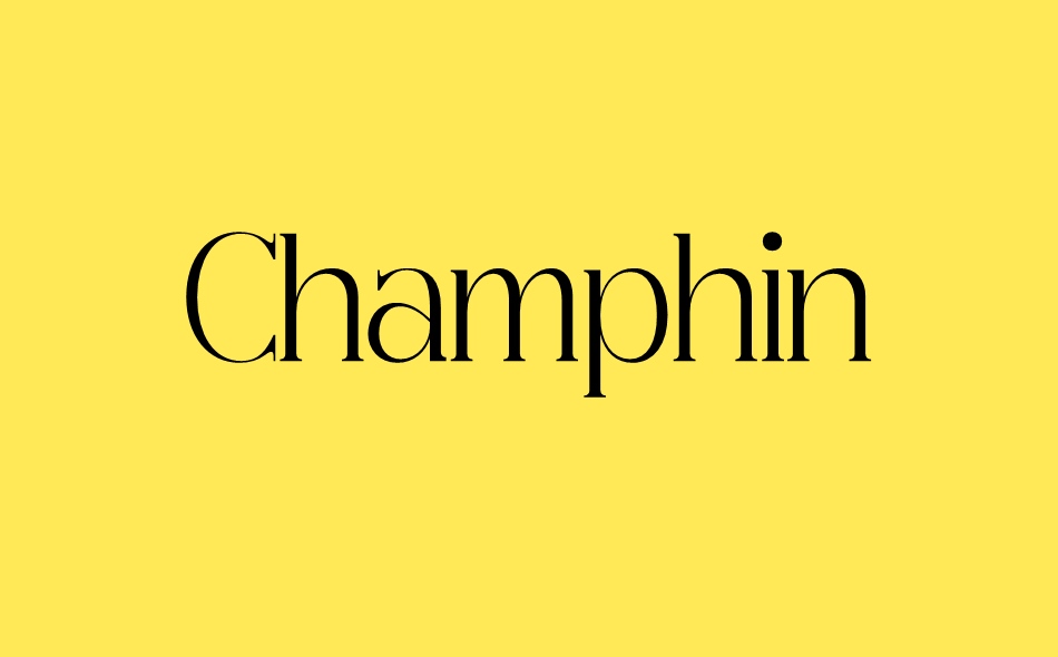 Champhin font big