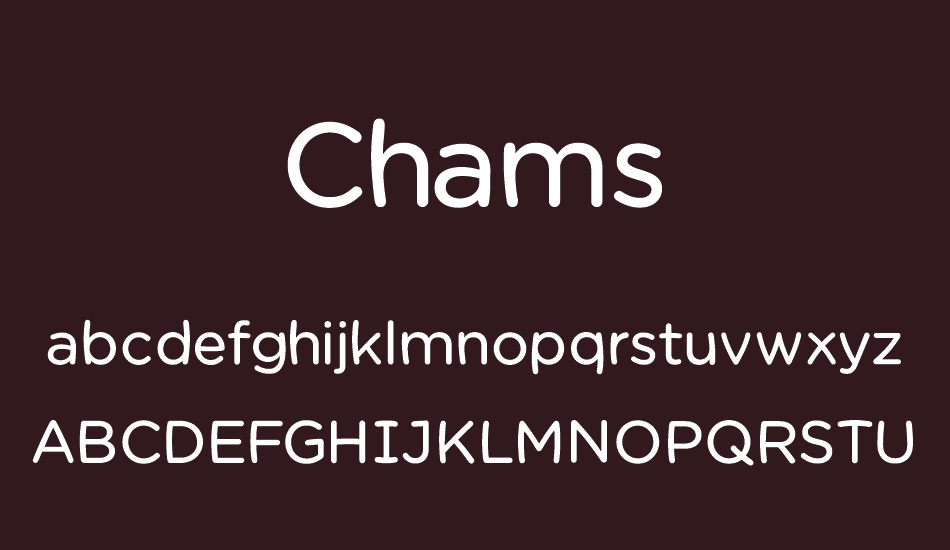 chams- font