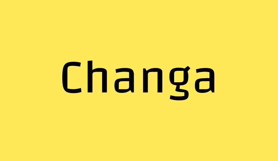 changa font big