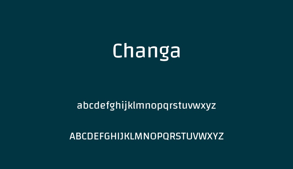 changa font